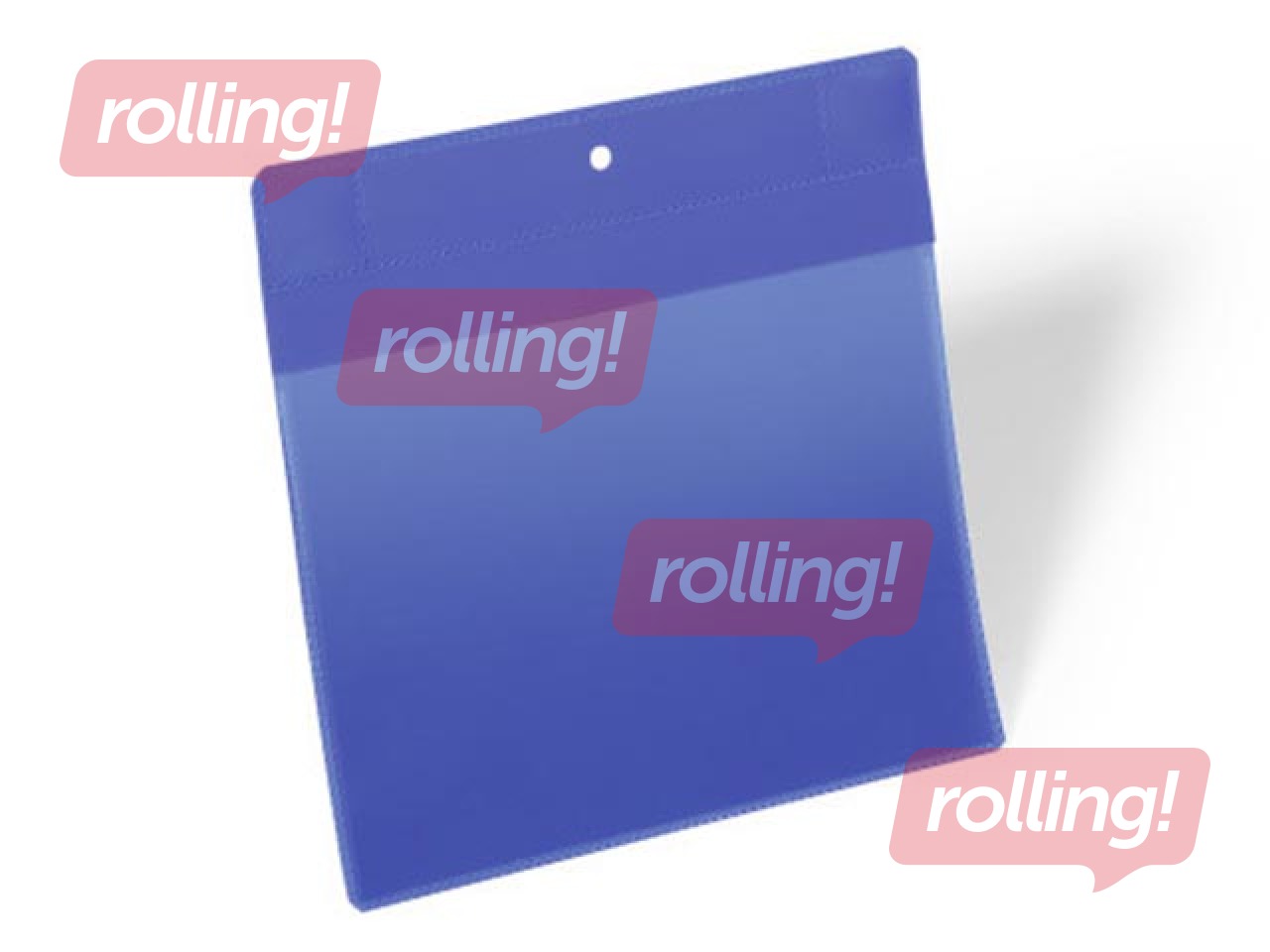 Информационный карман Durable, магнитный, A5, горизонтальный, синий, 1шт.