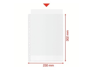 Dokumentu kabatiņas Esselte A4, matētas, 70 mic., 100 gab.