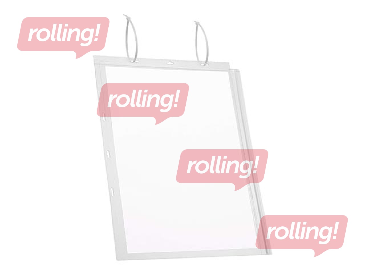 Dokumentu kabatiņas Durable, A3 ar kabeļu savilcēm, 5 gab.