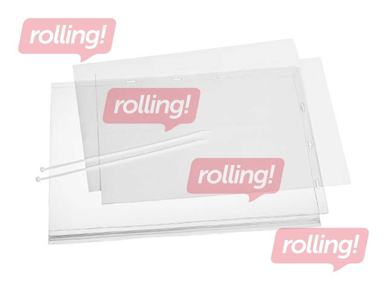 Кармашки для документов Durable, A3 с кабельными стяжками, 5 шт.