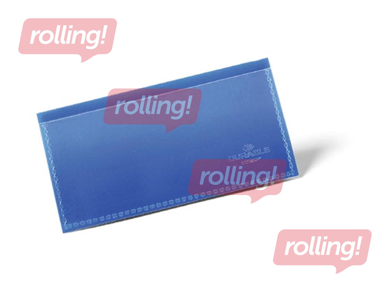 Adhesive document pocket Durable, dark blue, 100x38mm, 50 pcs.