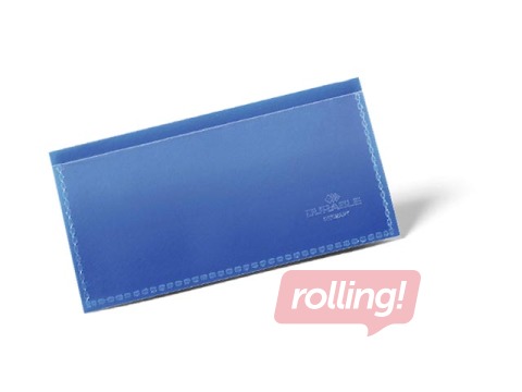 Клеящийся документный карман Durable, тёмно-синий, 100x38мм, 50 шт.