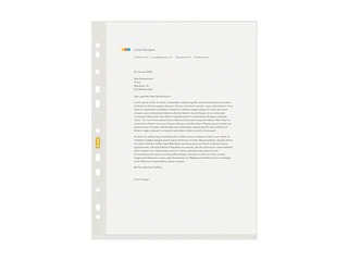 Файлы с перфорацией Elba, переработанный PE, A4, 80 мкм, 50 шт