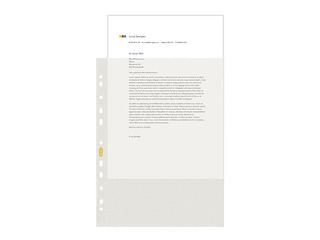 Perforeeritud taskud Elba, taaskasutatud PE, A4, 80 mikronit, 50 tk