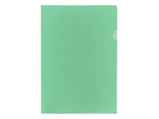Folder - Corner Interfolia, A4, matt, green, 50 pcs.