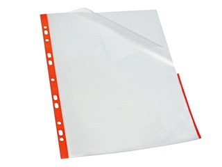 Plastic covers A4, Bantex, red, 25 pcs.