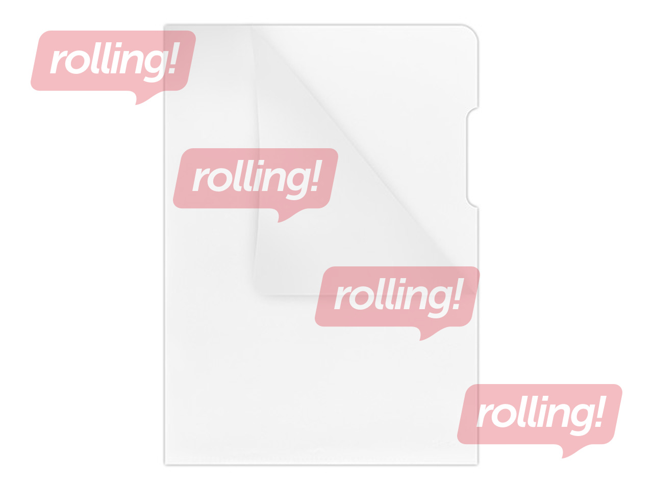 Plastic folder Donau, A4, 180 mic., glossy, transparent