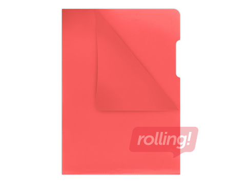 Mape - stūrītis Donau, A4, 180 mic., glancēta, sarkana