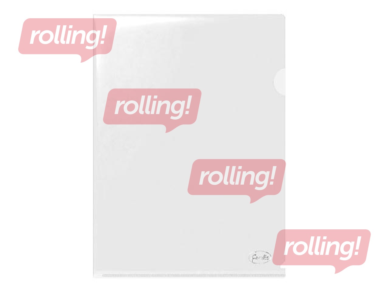 Mape - stūrītis Forofis, A4, glancēta, 180 mic, caurspīdīga, 12 gab.