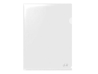Plastic folder Forofis, glossy, A4, transparent, 180 mic, 12 pcs.