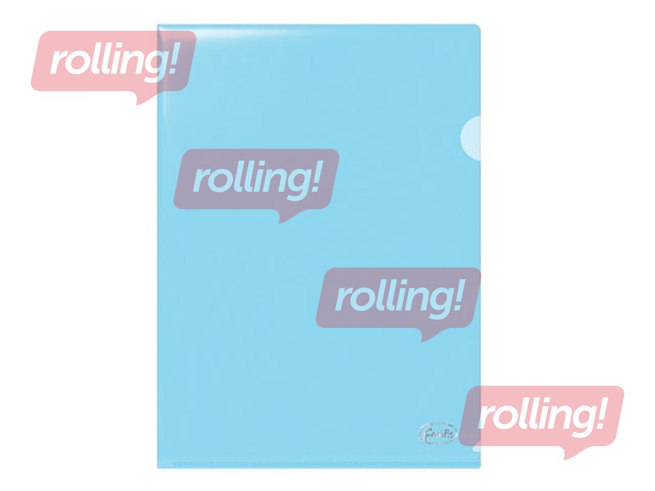 Mape - stūrītis Forofis, A4, glancēta, 180 mic, zila, 12 gab.