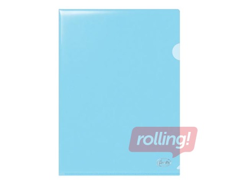 Plastic folder Forofis, glossy, A4, blue, 180 mic, 12 pcs.