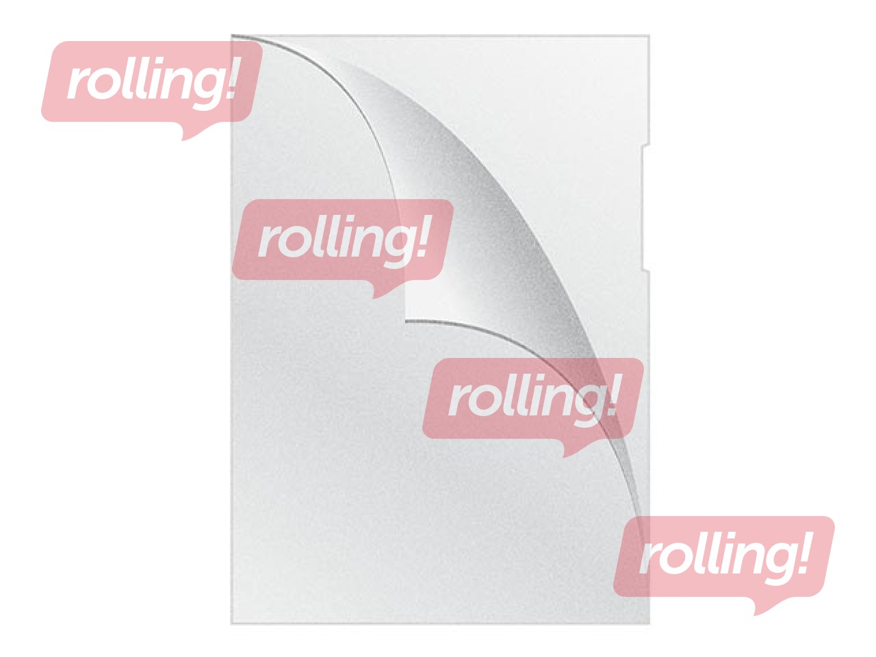 Plastic folder Q-Connect,  A4, 120 mic., matted, transparent, 100 pcs.