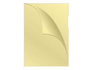 Папка - уголок Q-Connect,  A4, 120 mic., матовая, желтая, 100 шт.