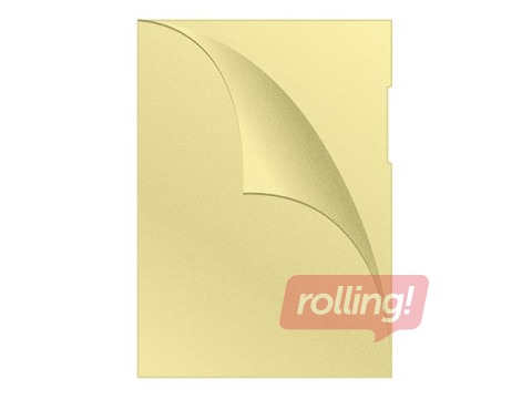 Plastist mapp Q-Connect, A4, 120 mic., matt, kollane, 100 tk.