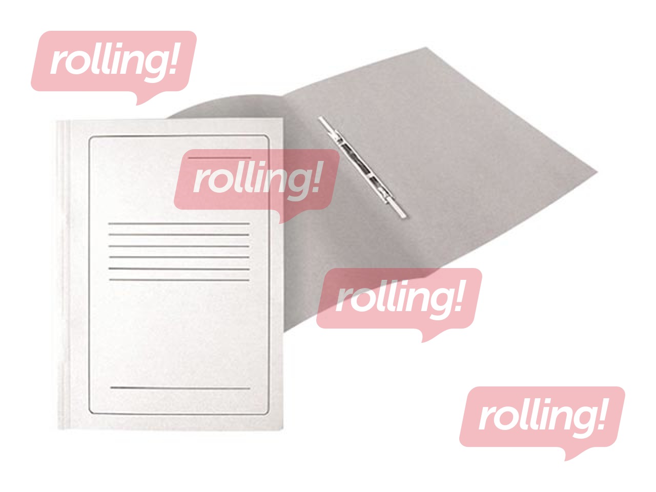 Mape ātršuvējs SM·LT, A4, kartona, balta