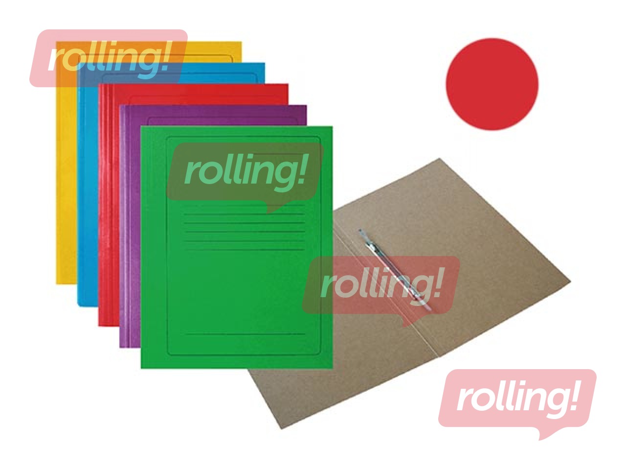 Kiirköitja SM·LT, A4, papist, punane