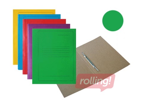 Folder SM·LT, A4, cardboard, green