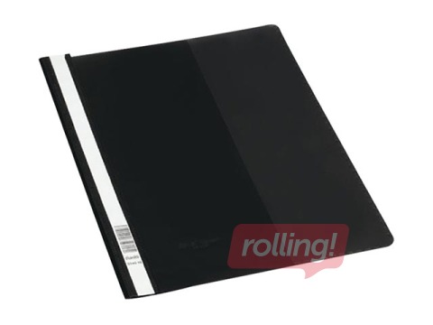 Mape ātršuvējs Bantex, A4+, ar matētu priekšvāku, melna