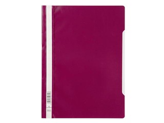 Clear View Folder Durable, A4, crimson