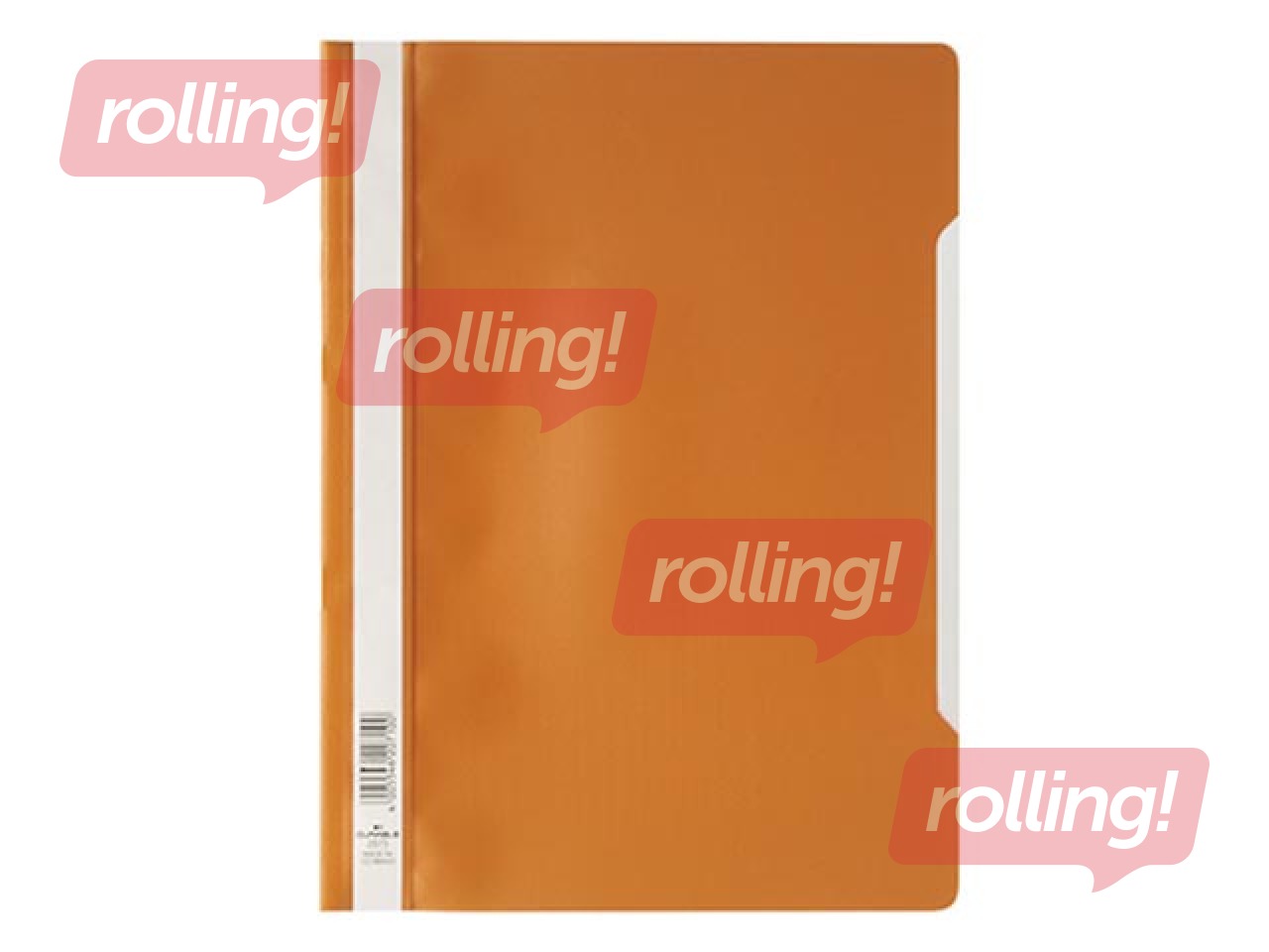 Папка - скоросшиватель Durable, A4, оранжевая