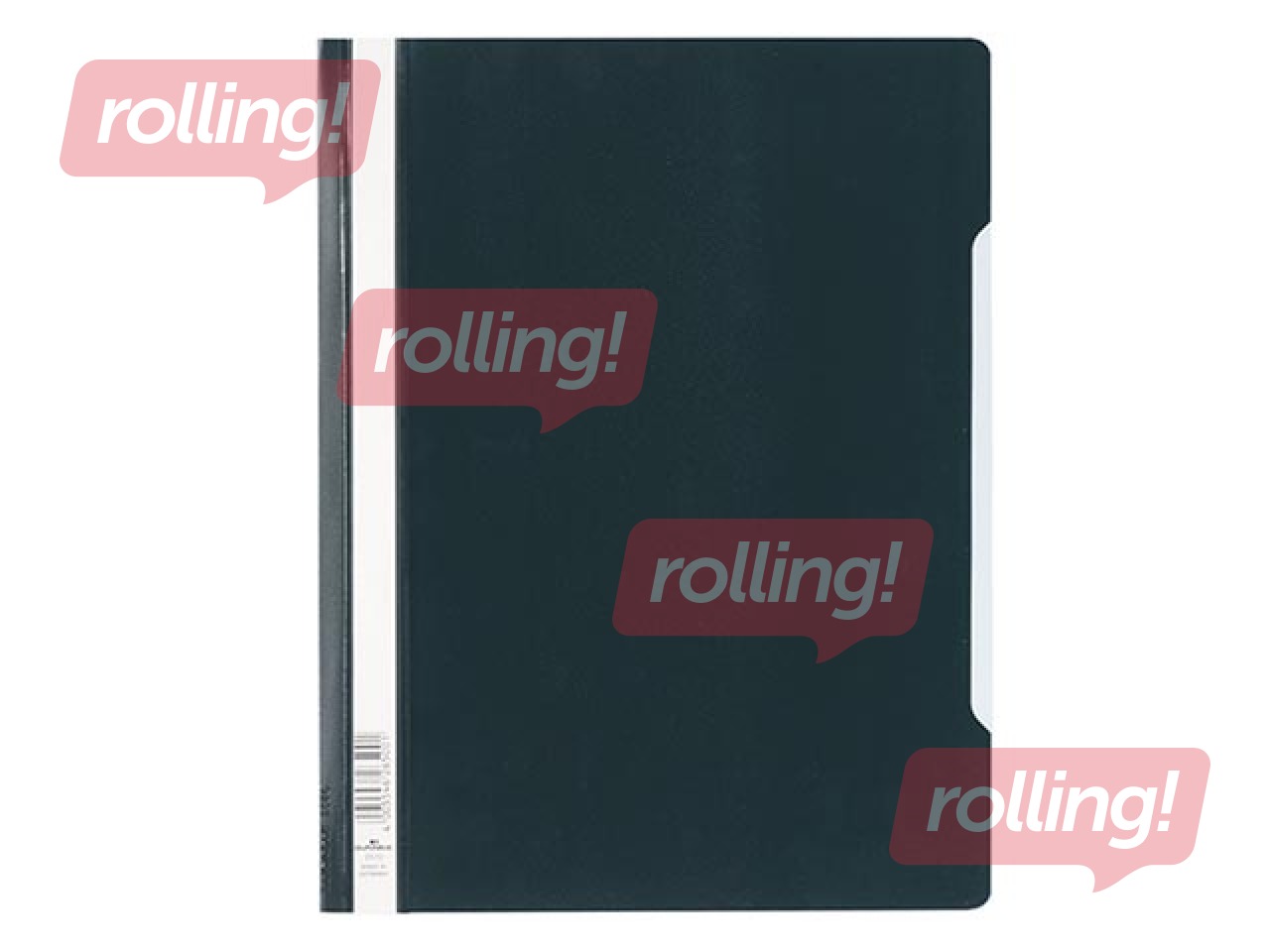 Clear View Folder Durable, A4+, black