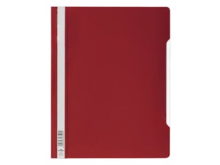Clear View Folder Durable, A4+, red
