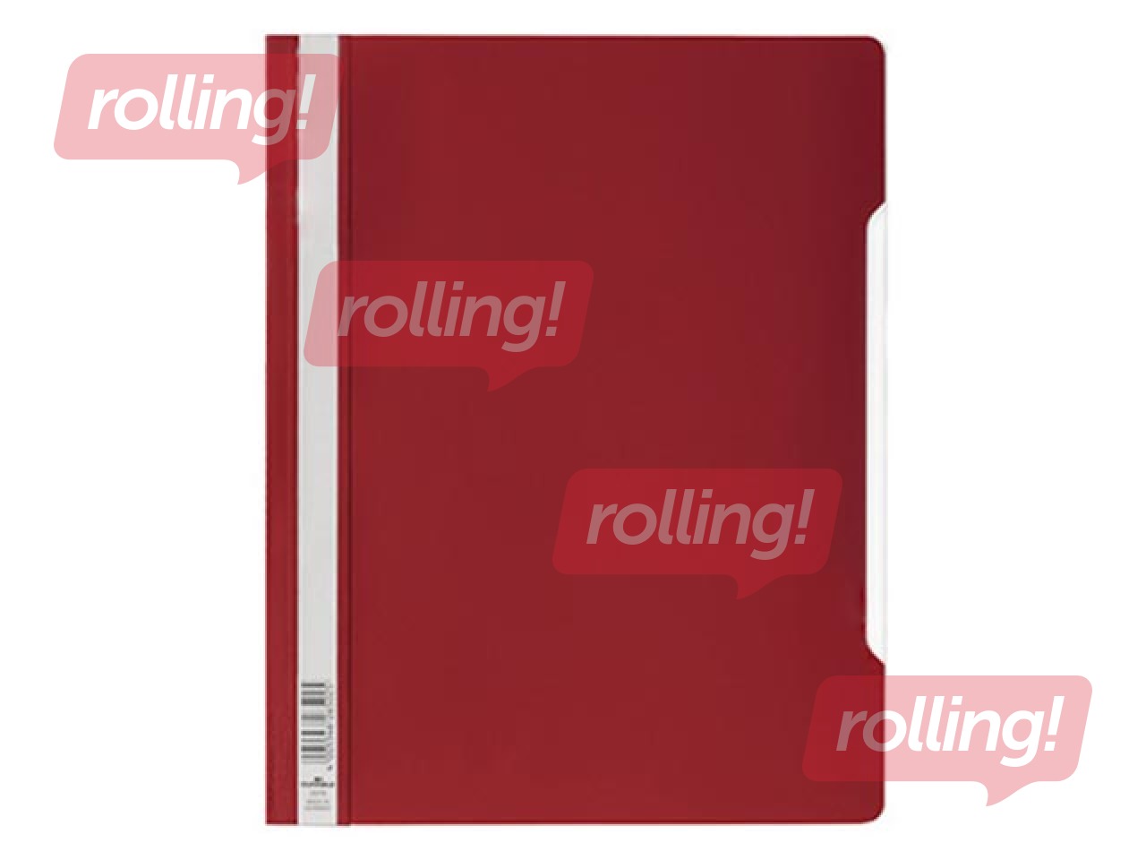 Папка - скоросшиватель Durable, A4+, красная