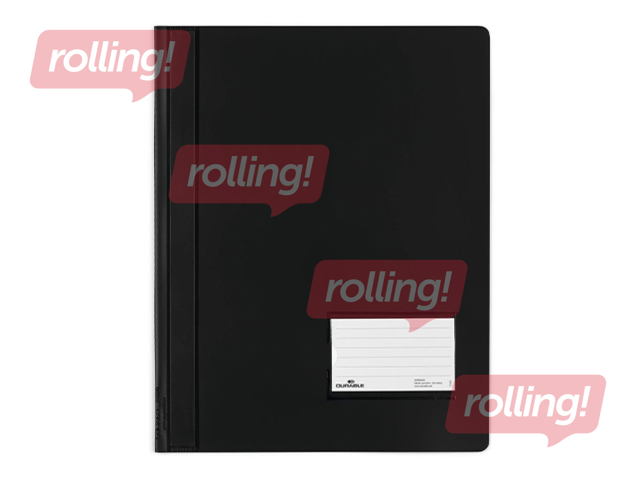 Mape ātršuvējs Duralux, melna , A4