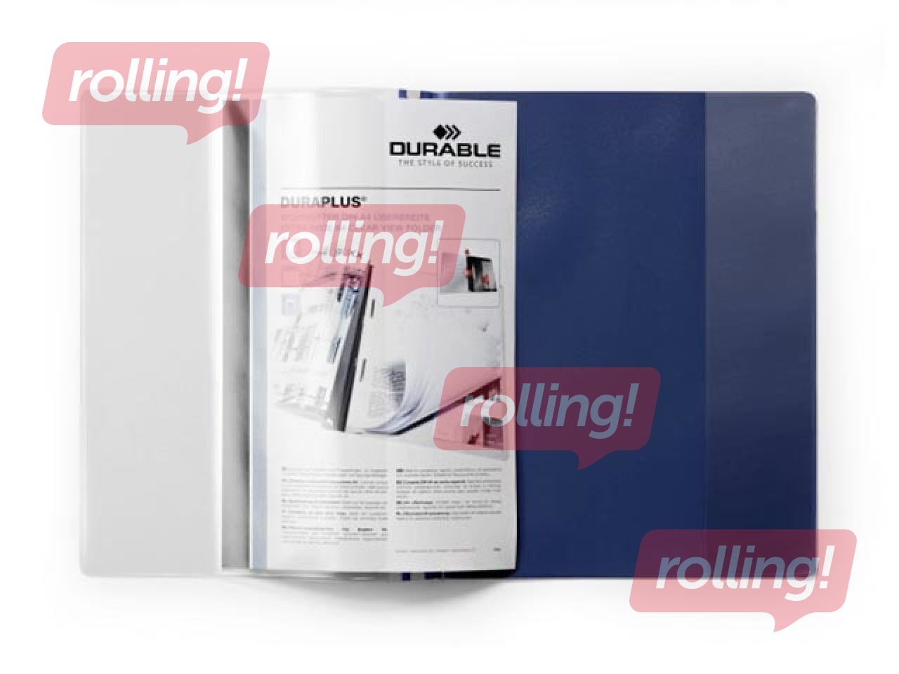 Document folder Duraplus, A4+, grey