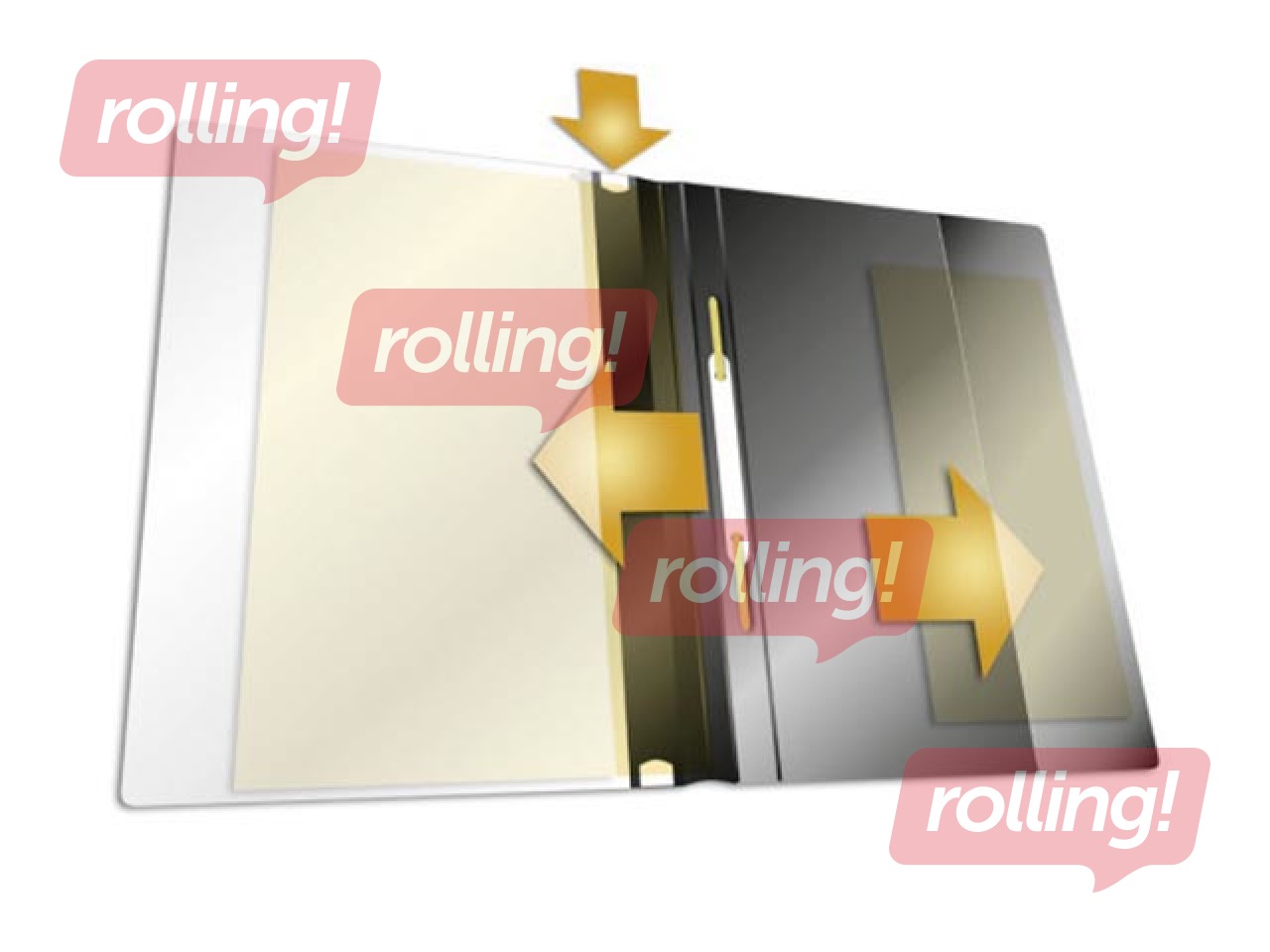 Mape ātršuvējs Duraplus, A4+, pelēka