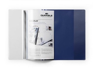 Папка - скоросшиватель Duraplus,  A4+, серая