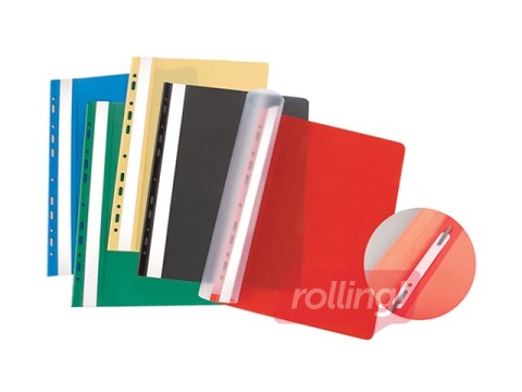 Report file with perforation Forpus, A4, red