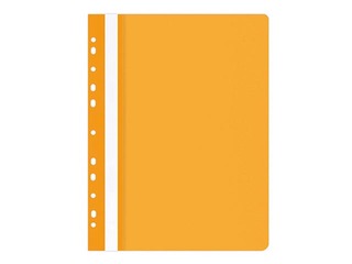 Папка - скоросшиватель Office Products с перфорацией, A4, оранжевая
