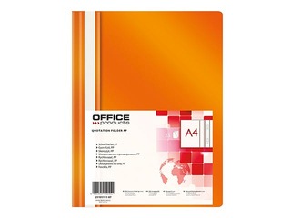 Папка - скоросшиватель Office Products, A4, оранжевая