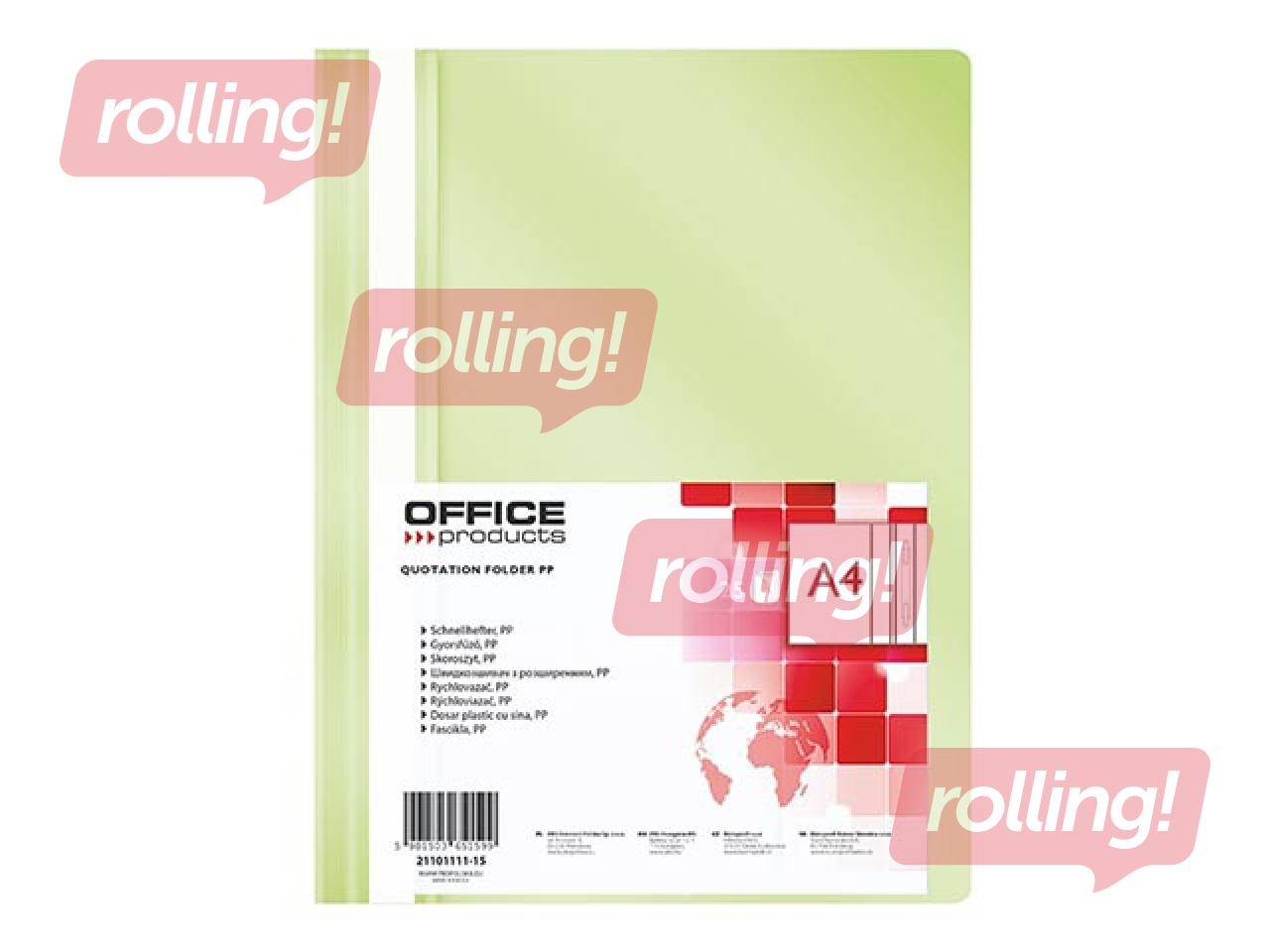 Report file Office Products, A4, light green