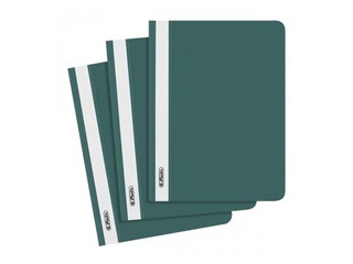 Папка-быстрозажим Herlitz, A5, зелёная