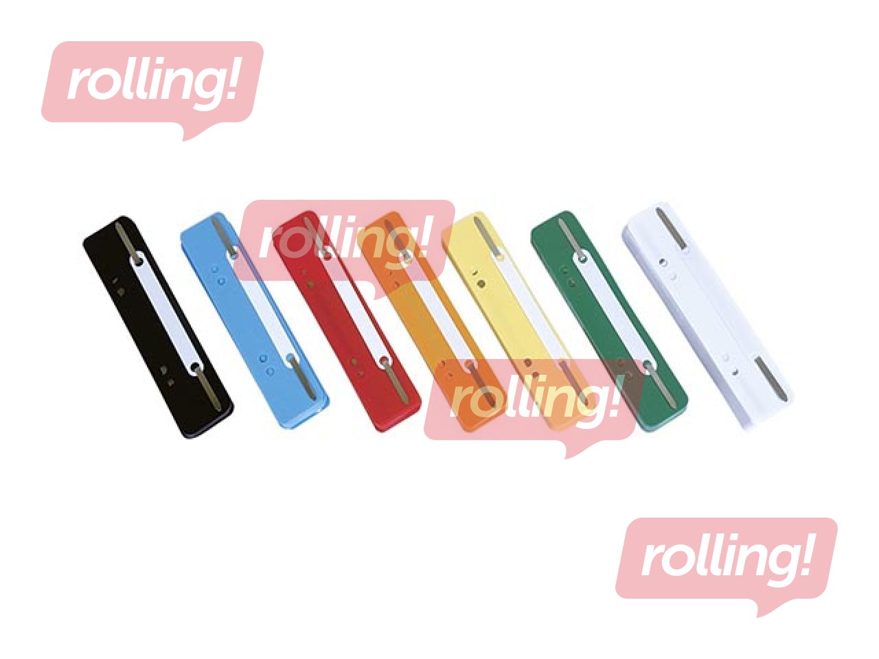 Binding strips Donau, for document binding, various colors, 250 pcs.