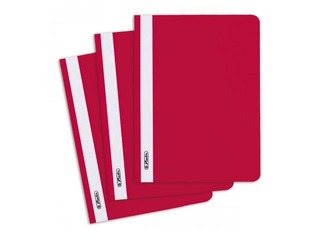 Папка-быстрозажим Herlitz, A5, красная