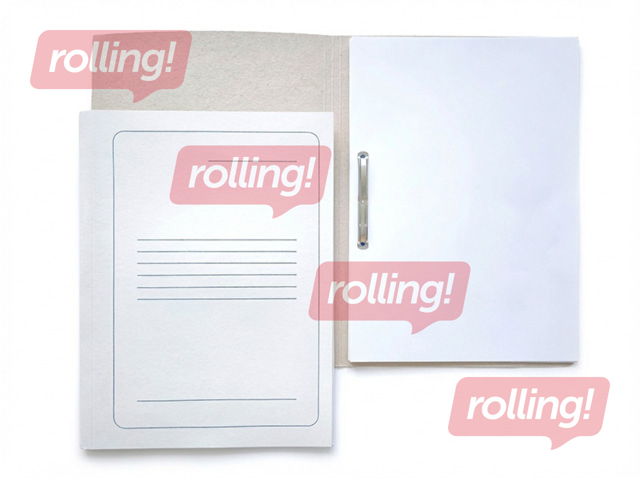 Mape ātršuvējs SM·LT, A4, kartona, balta