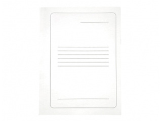 Mape ātršuvējs SM·LT, A4, kartona, balta