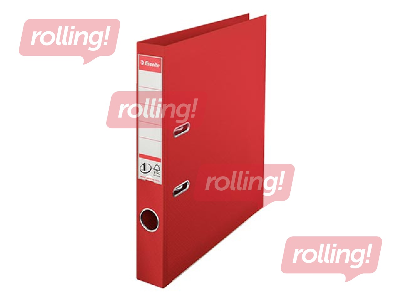 Registraator Esselte No.1 Power, A4, punane, 50mm