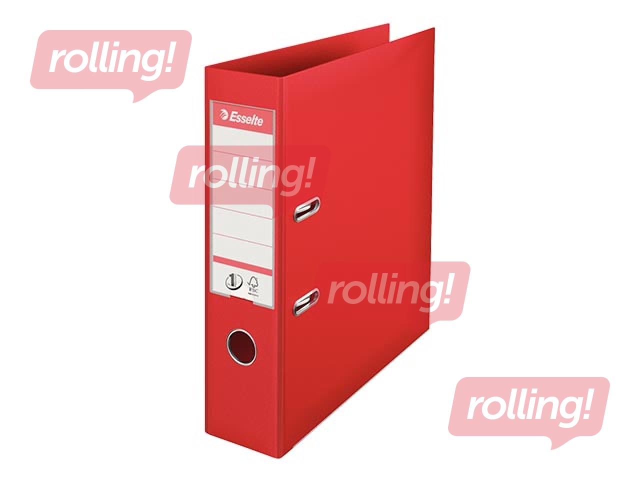 Mape reģistrs Esselte No.1 Power, A4, sarkana, 75mm