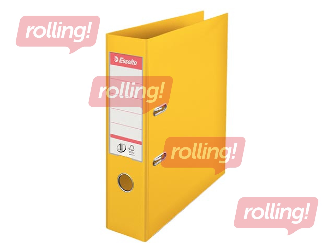 Registraator Esselte No.1 Power, A4, kollane, 75mm