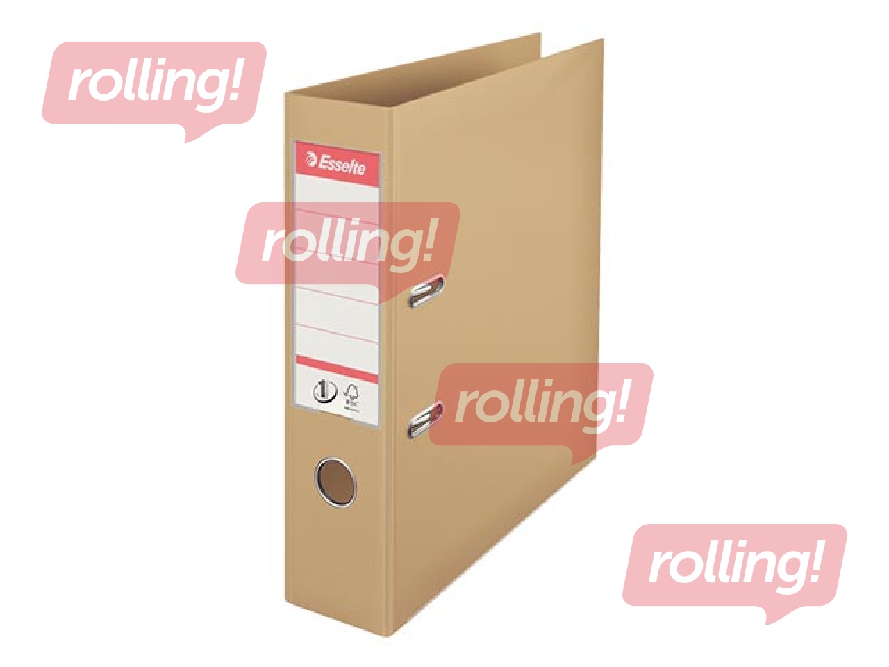 Папка - регистратор Esselte No.1 Power, A4, песочного цвета, 75мм