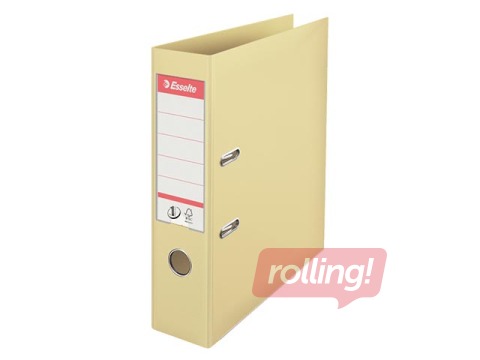 Lever arch file Esselte No.1 Power, A4, cream colored, 75mm