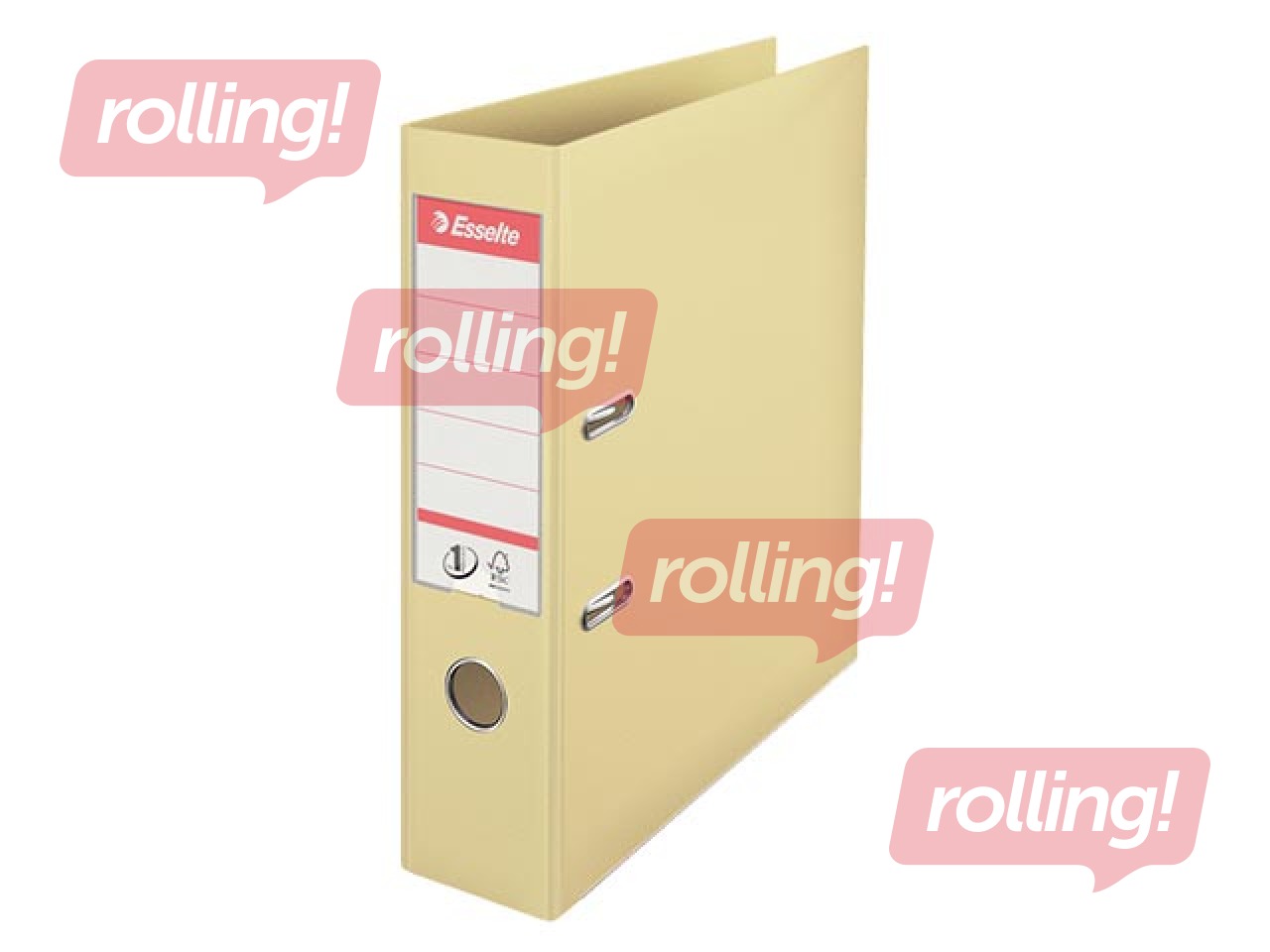 Lever arch file Esselte No.1 Power, A4, cream colored, 75mm