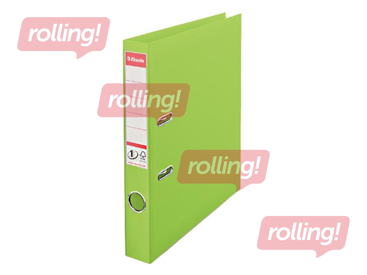 Mape reģistrs Esselte Vivida No1 Power, A4, laima krāsa, 50mm