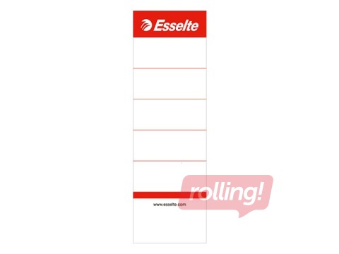 Maināmā etiķete mapei reģistram Esselte 75mm, 100 gab.