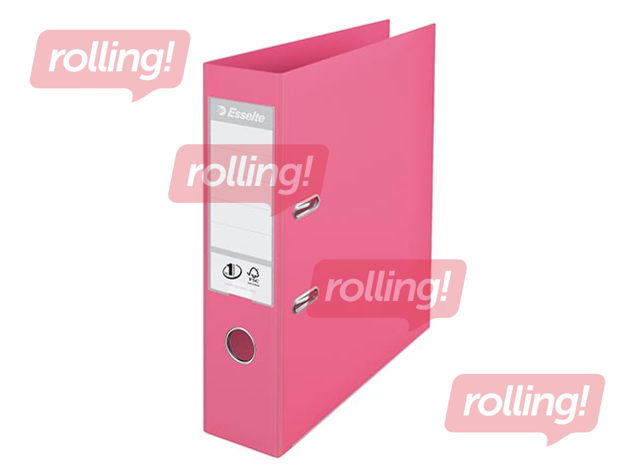 Lever arch file Esselte No.1 Power, A4, pink, 75mm